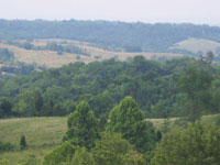 View of the Bath County countryside